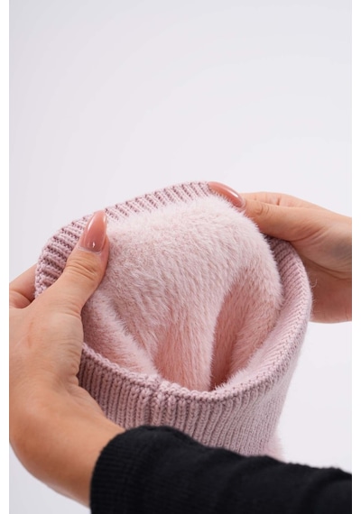 Ritagarcia Peluş Ponponlu Bere Pudra