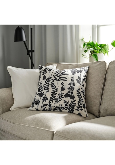 Ikea Rotvecklare Beyaz-antrasit 50x50 Cm Kırlent Kılıfı