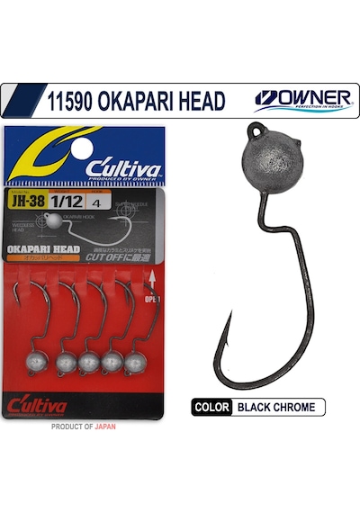 Cultiva 11590 Okappari Head Lrf Jighead 2.4gr 5pcs 1