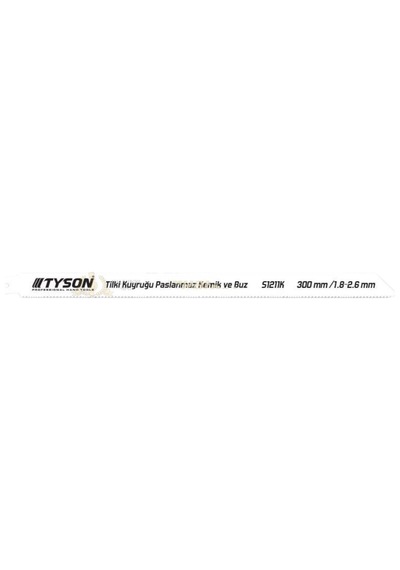 Kupa Tyson Tilki Kuyruğu 300/1.8-2.6 Mm. Kemik Ve Buz - 5 Adet