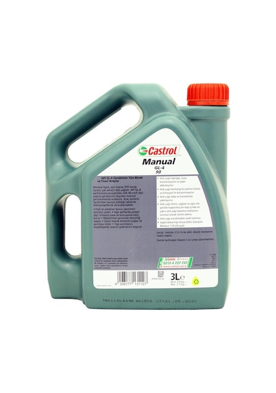 Castrol Manual 90 GL-4 Şanzıman ve Diferansiyel Yağı 4 x 3 L