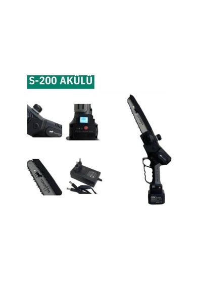 Algaride Yokatta S-200 Çift Akülü Budama Testeresi 25v 4ah 2ah Lityum Pil Ağaç Dal Kesme Testere