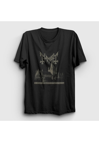 Presmono Unisex The True Mayhem T-shirt Siyah