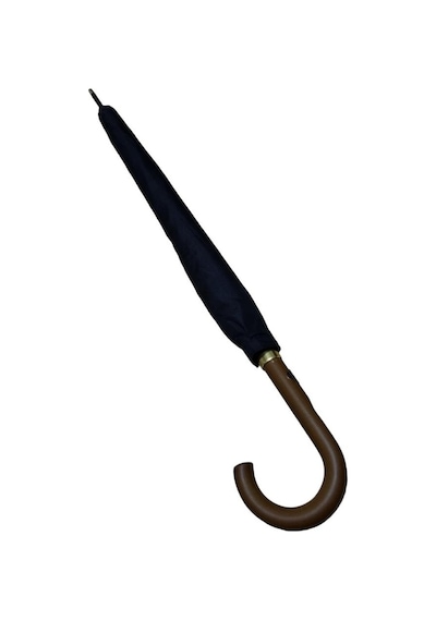 Baginn Snotline-april Erkek Baston Şemsiye Ahşap Sap Siyah Renk 100 CM Çap 001