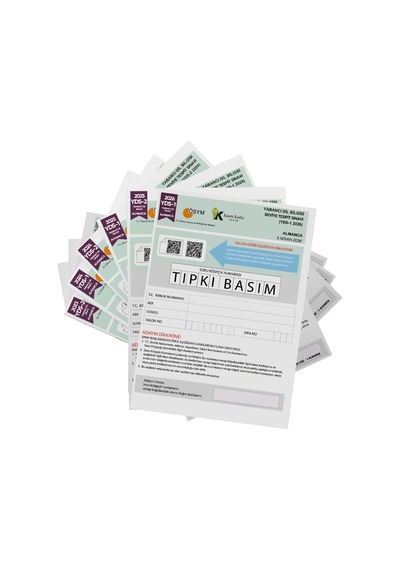 2026 YDS Almanca ÖSYM Tıpkı Basım Çıkmış Soru Deneme Paketi Dijital Çözümlü 6lı Fasikül SETİ