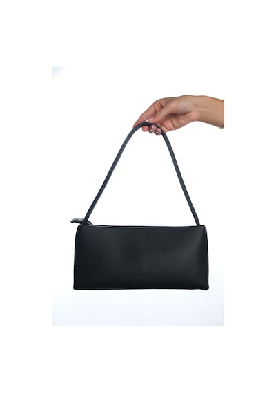 Luvishoes 1403 Siyah Siyah Taşlı Kadın Kol Çantası Siyah