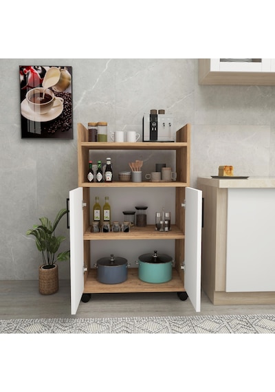 Arnetti Mutfak Banyo Tiraks Çok Amaçlı Dolap Atlantik Çam Beyaz Arnetti Mutfak Banyo Tiraks Çok Amaçlı Dolap Atlantik Çam Beyaz