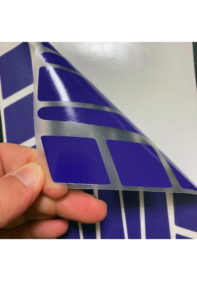 Şerit Tasarımlı Patlıcan Moru Motosiklet Kask Sticker Çınar Extreme