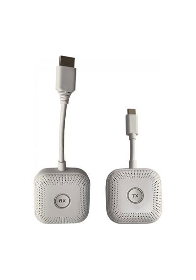 Type C To Hdmı Kablosuz Ses Ve Görüntü Aktarıcı Set Hdmi Alıcı Verici Kit