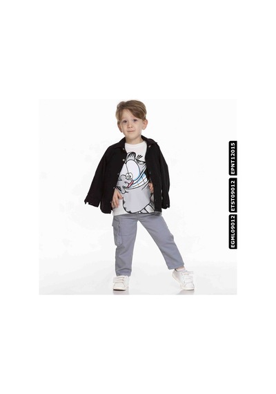 Xo Kids Erkek Tişört 1-4 Yaş 1614 Etst09012 Ekru