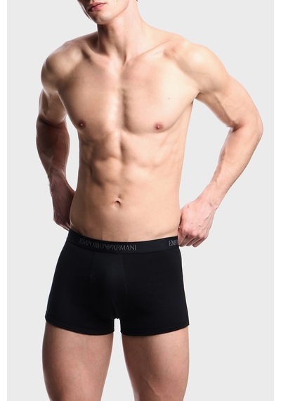 Emporio Armani Erkek Boxer Em000260 Af10800 Mc200 Siyah-gri-siyah Siyah-gri-siyah
