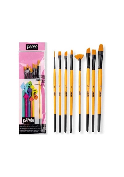 Pebeo 8'li Fırça Seti N:7