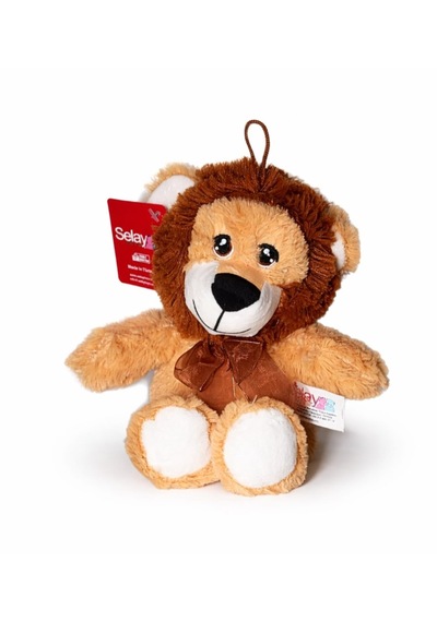 25cm Papyonlu Aslan Pelüş Sarı