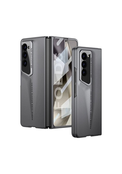 Samsung Galaxy Uyumlu Z Fold 6 Kılıf Ultra İnce Kamera Korumalı Sert Rubber Zore Procase Kapak Çok Renkli