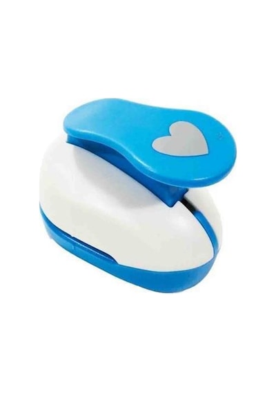 RedApple Şekilli Küçük Boy Delgeç/Şekilgeç 1,5 cm Kalp