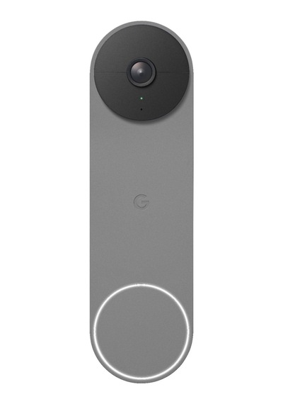 Google Nest Kapı Zili Pil - Kablosuz Kapı Zili Kamerası 960x1280 Görüntülü Kapı Zili - Kül Yenilenmiş -122187