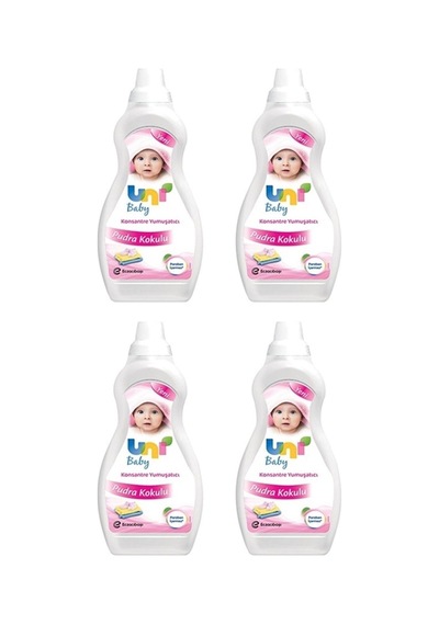 Konsantre Yumuşatıcı Pudra Kokulu 1200 Ml X 4 Adet Diğer