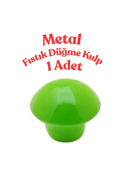Klc Metal Yuvarlak Yeşil Düğme Kulp Çocuk Odası, Mutfak Ve Dolap İçin Modern Çekmece Kulbu Kulpları Yeşil Yeşil