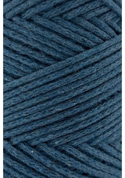 Premium Koton Pamuk Makrome İpi 2mm Cotton Zincir Makrome Çanta İpi Supla İpi Koton İp Petrol Mavisi