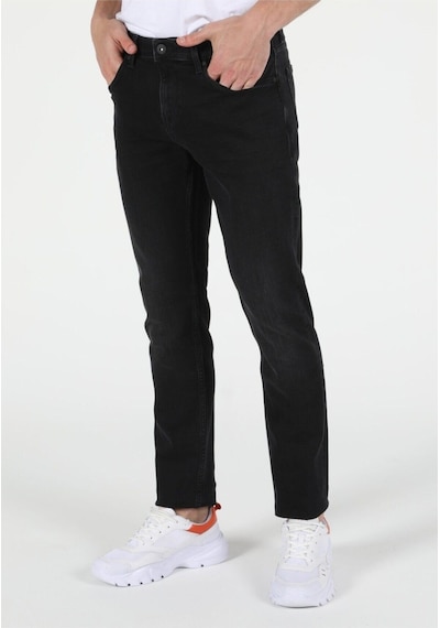 Vikingsjeans 310 Erkek Siyah Pantolon Jeans Slimfit Siyah