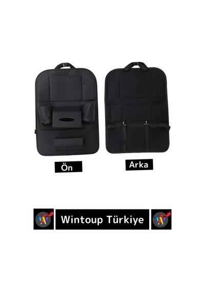 Özel Model Sağlam Keçe Elastan Üretim Pratik Sök Tak Oto Koltuk Arkası Çok Fonksiyonlu Organizer