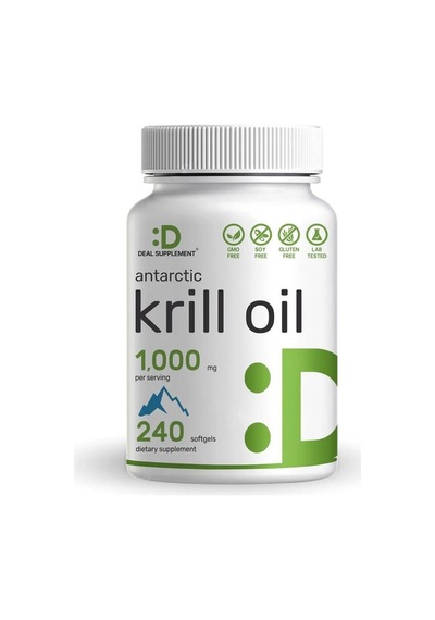 Antarctic Krill Oil, 1,000mg Per Serving, 240 Softgels