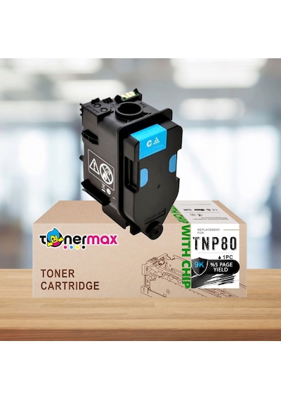 Konica Minolta Tnp-80 Uyumlu  Toner Mavi Bizhub C3320i