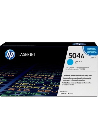 Hp 504A-Ce251A Mavi Toner