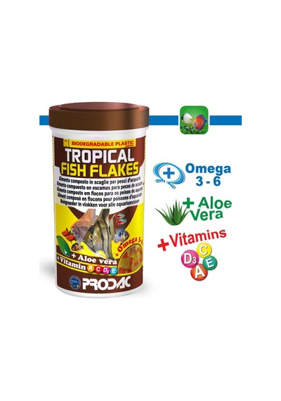 Prodac Tropical Fish Flakes 250ml / 50gr
