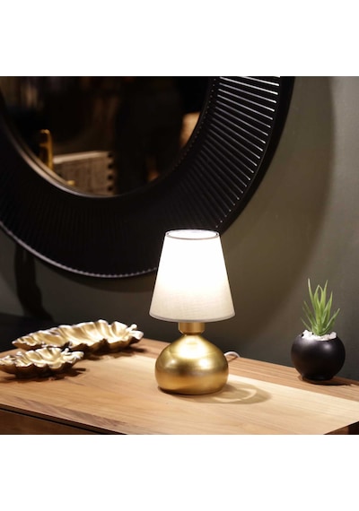Homing Life Gold Abajur Ayd-3310 Krem