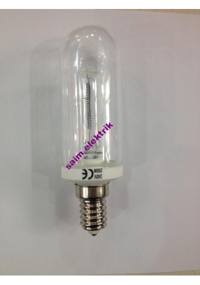 220V 150W E 14 Halojen Lamba.