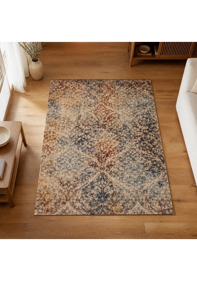 Kartela Halı Elva Halı Kaymaz Taban Makinede Yıkanabilir Halı - 60 X 90 Cm Çok Renkli