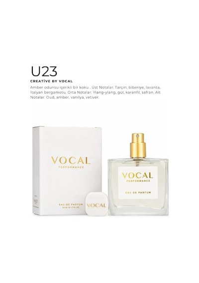 U23 Unisex Parfüm Edp 50 Ml, Amber Odunsu Diğer