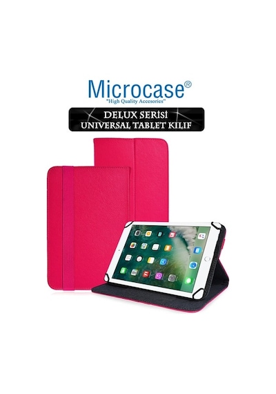 Microcase Apple Uyumlu iPad 9.7 2017 Delüx Serisi Universal Standlı Deri Kılıf