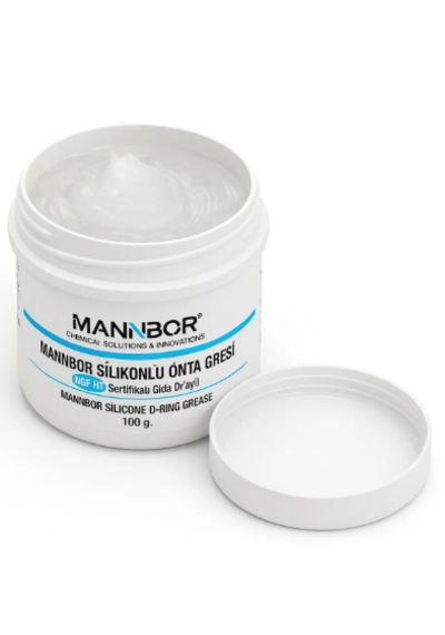 Lubco Mannbor Nano NSF H1 Gıda Uyumlu Slikonlu Conta Gresi 100 G