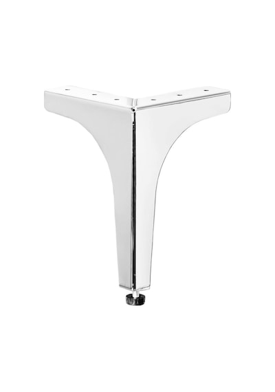 4 Adet Klas Ayak Metal 17 Cm Krom Mobilya Koltuk Ayağı
