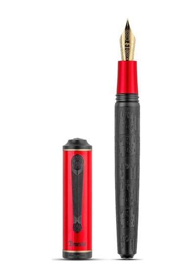 Montegrappa Universal Monsters O.e. Dracula Dolma Kalem - M Uç Is Kırmızı