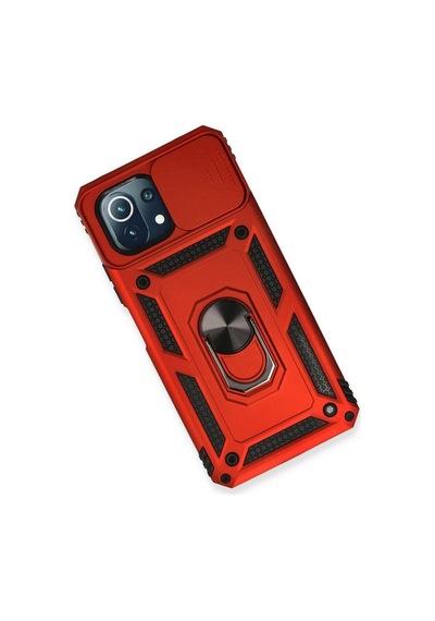 Xiaomi Mi 11 Lite Kılıf Pars Lens Yüzüklü Silikon