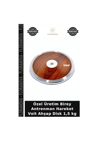 Özel Üretim Birey Antrenman Hareket Voit Ahşap Disk 1,5 Kg