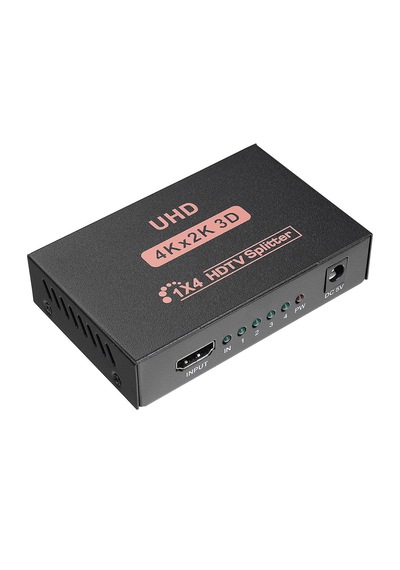 Molix Mx-5004 1 Giriş 4 Çıkış 4k Hdmı Splitter - Ultra Hd Görüntü Çoklayıcı Ve Sinyal Yenileyici