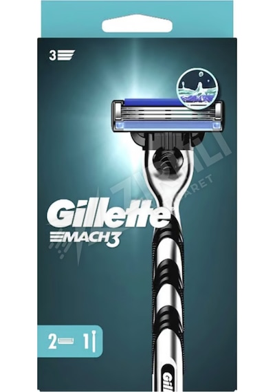 5 Adet Gillette Mach 3 Tıraş Makinesi + 2 Yedek Bıçak