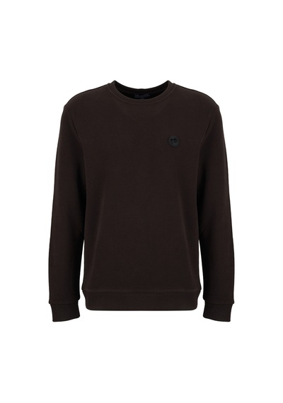 Discovery Expedition D5wm-swt3940 Kahverengi Erkek Sweatshirt Koyu Kahverengi