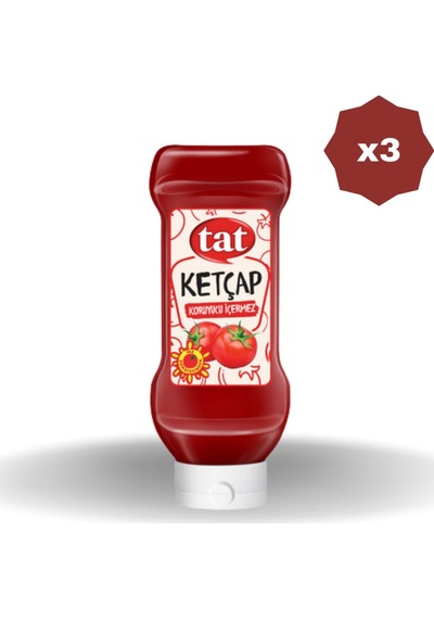 Ketçap Tatlı 630 Gr - 3 Adet