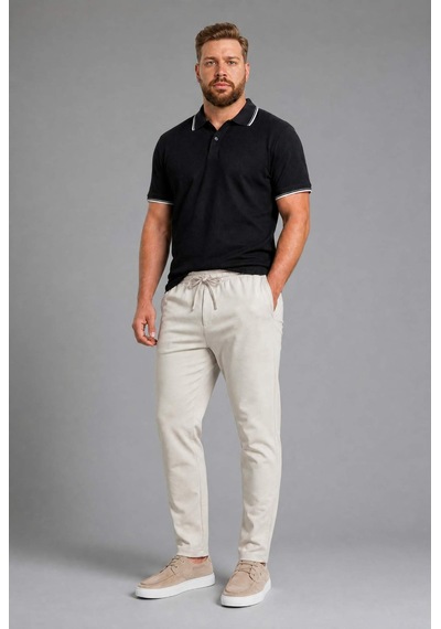 Defacto Büyük Beden Polo T-shirt H1474AX26SP