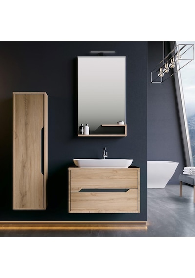 Orka Galia 80 Cm Mdf Legnano Banyo Dolabı Takımı Ve Boy Dolabı Çok Renkli Orka Galia 80 Cm Mdf Legnano Banyo Dolabı Takımı Ve Boy Dolabı Çok Renkli