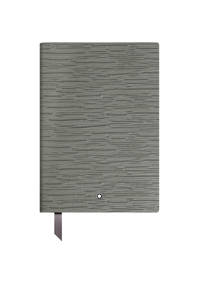 Montblanc 4810 Medium Gri Deri Küçük Boy Defter 134711 Gri