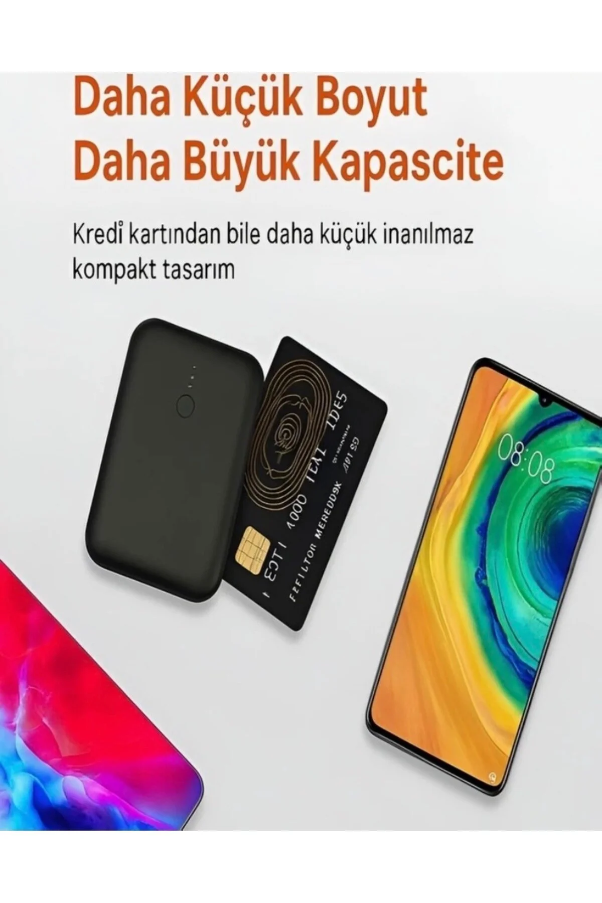 Aura Akse 22.5 W Usb-c Powerbank Led Digital 10000 Mah Koyu Gri