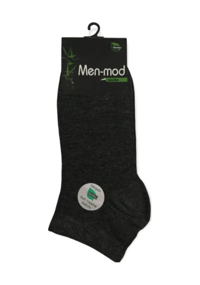 Menmod 12 Li Bambu Dikişsiz Kısa Patik Erkek Çorabı 001