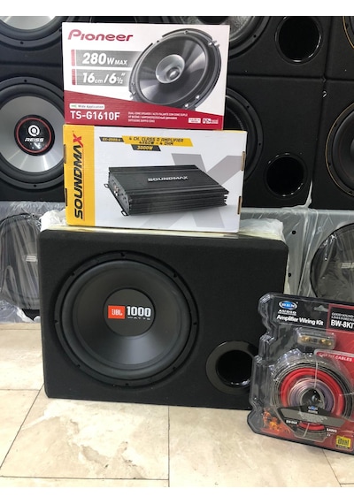Jbl Cs-1214 30cm Bass Soudmax 4 Kanalı Anfi Pıoneer 16cm Hoparlör