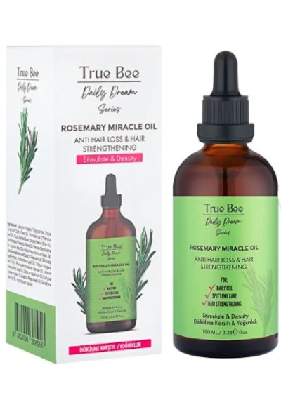 True Bee Daily Dream Rosemary Miracle Oil - Saç Dökülme Karşıtı Biberiye Yağı 100 Ml